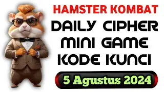 Kode Kunci Hamster Kombat  Gratis Tanpa Main Game edisi 5 Agustus 2024