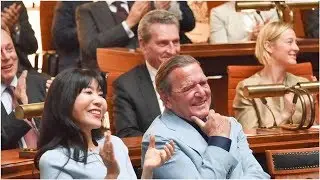 Empfang f&uuml;r Altkanzler Gerhard Schr&ouml;der