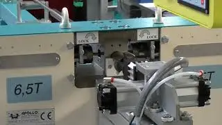 Apollo modular 2 horizontal heads tube punch with rotary vise 90 &deg;