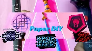 Easiest Paper Crafts for Kpop-fans #kpopdemonhunters