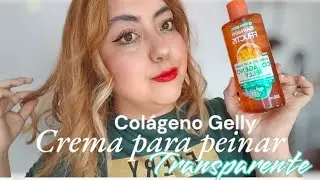 crema para peinar TRANSPARENTE - borrador de daño Garnier #cremaparapeinar #garnier #garnierfructis
