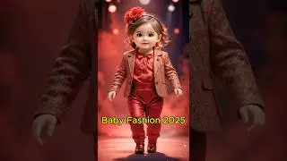 Baby Fashion Catwalk ✨ Adorable Baby Girl Walking Like a Model on the Runway