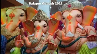 Balapur Ganesh Eye Painting Completed | Dhoolpet Ganesh 2022 Making