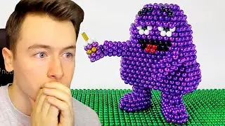 ER baut GRIMACE aus MAGNETKUGELN!😱