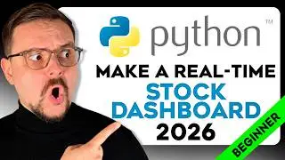 Build a Real-Time Stock Price Dashboard in Python - 2025 (Step-by-step Tutorial for Beginners)
