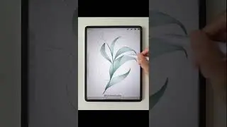 Easy Procreate Watercolor Flower Brush Set