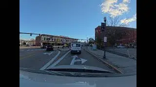 November 7 2024 driving around Milford, Ma