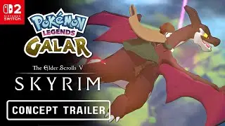 Pok&eacute;mon Legend Galar Trailer [Skyrim Theme Music]