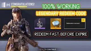 🤯 November 9 Working Redeem Code Legendary Cr56 Amax + Legendary Crates +Alias Deep Driver Skin Codm