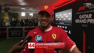 Lewis Hamilton: Driving Ferrari is a fight | Post Sprint Interview | Qatar Grand Prix 2025