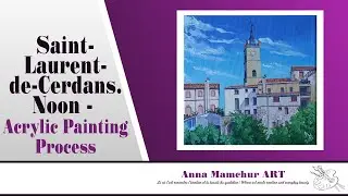 I Draw Ancient Architecture. Rural Landscape | Je Peins une Architecture Ancienne. Paysage Rural