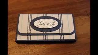 Geschenkheft mit 3 F&auml;chern und Stampin ` UP! Produkten