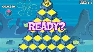 Spongebob Squarepants: Pyramid Peril ( Old Flash Game ) 2004