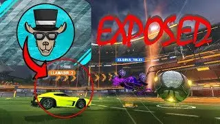 WAGERING AND EXPOSING A FAKE LLAMASIR | ROCKET LEAGUE