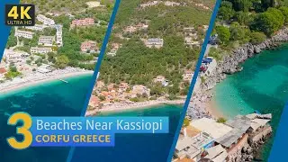 3 Stunning Beaches Near Kassiopi Corfu: Kaminaki Nissaki and Kalami