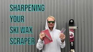 How to sharpen your ski wax scraper