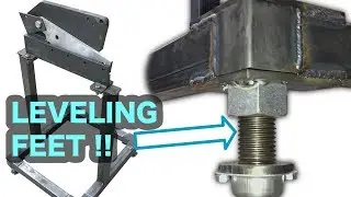 DIY Poor Mans Ironworker Part 2 - Uni-body Leveling Mobile Base