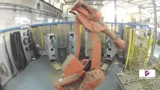 Pulimetal Cittadini - Robotic Cell for Faucets Grinding - ABB Robot