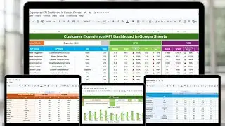 Customer Experience KPI Dashboard in Google Sheets