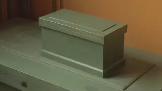 Un regalo de Navidad.  (Cómo hacer una caja de madera con colas de milano)