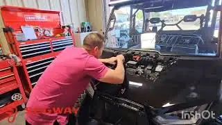 Segway UT-10 P hood mounted light bar installation @510Outdoors
