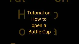 Tutorial on how to open a Bottle Cap #india #indian #trending #trendingshorts #music #tiktok #trend