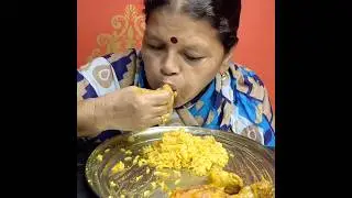 SPICY CHICKEN CURRY🔥 BASMATI RICE || #shorts #mukbangn #asmreating #mukbangasmr #asmr