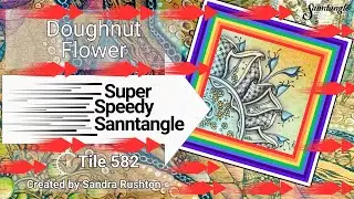 Doughnut Flower - Super Speedy Sanntangle Tile 582