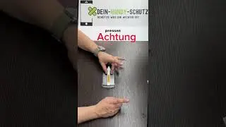 Panzerfolie (Dein-Handy-Schutz) anbringen. Video Anleitung Schritt f&uuml;r Schritt