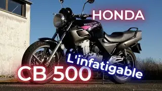 HONDA CB 500 Le roadster infatigable. La fiabilité annoncé par #honda est belle et bien réelle !