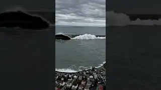 Scary Mega Tsunami Coastal Area West Pacific #tsunami  #nature  #shortvideo #scary