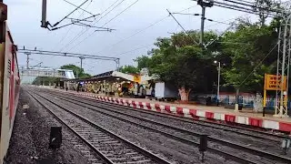 Mumbai Hyderabad Express Train Arrival Departure Uruli Railway Station | उरुळी | उरुली