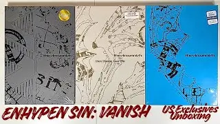 Распаковка: Enhypen The Sin: Vanish (эксклюзивы для США) [Barnes & Noble, Target и Walmart]