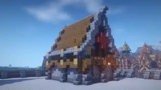 Minecraft : How to build a Medieval Clinic