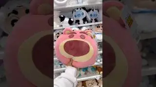 Found the cutest Lotso pillow at Miniso💗🧸 #toystory #miniso #myminisousa #minisoambassador