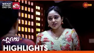 Hridhayam - Highlights of the day | 18 May 2025 | Surya TV
