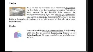 KNM Thema 3 - 1)Een huis vinden 2)Energie, water en internet