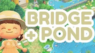 Fake bridge and pond build for Joey! | Animal Crossing New Horizons!