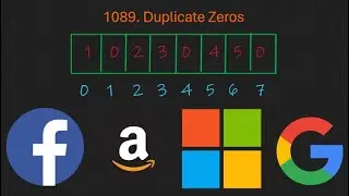 Duplicate Zeros - Two Pointers - Leetcode 1089 - Python and Java