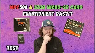 32GB MicroSD in der MPC500 &ndash; ACHTUNG: Update Kommentar beachten!