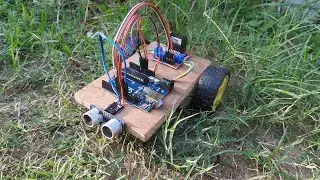 Arduino object avoiding car using L298N motor driver