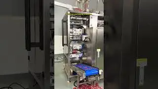 Multi-Lane Ketchup packaging machine Four-side sealing bag tomato sauce filling machine #machine