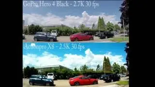 Actionpro X8 vs. GoPro Hero 4 Black - 2.7K 30 fps