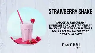 C for Chai, Indore Menu 