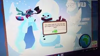 Animal jam classic  raccoon and polar bear snowman loading screen ￼￼