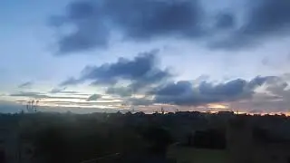 Sunrise from Bengaluru (yesvanthpur)