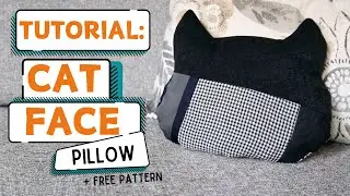 Tutorial: Scrappy Cat Face Pillow