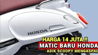 DISAIN BARU 2026❗ADIK HONDA SCOOPY RESMI HADIR DI INDONESIA BRO!? NMAX | PCX | AEROX | VARIO | BEAT