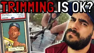 It's ok to trim sports cards? 🤦&zwj;♂️