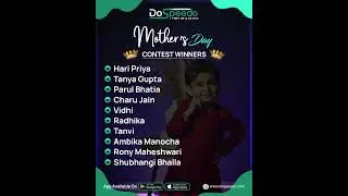 🎉 Mother's Day CONTEST WINNERS from DoSpeedo! 🌸